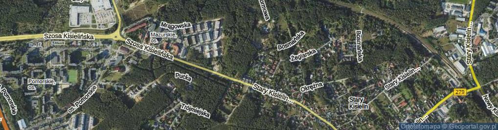 Zdjęcie satelitarne Bałtycka ul.